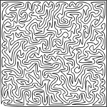 Liten coloring labyrint